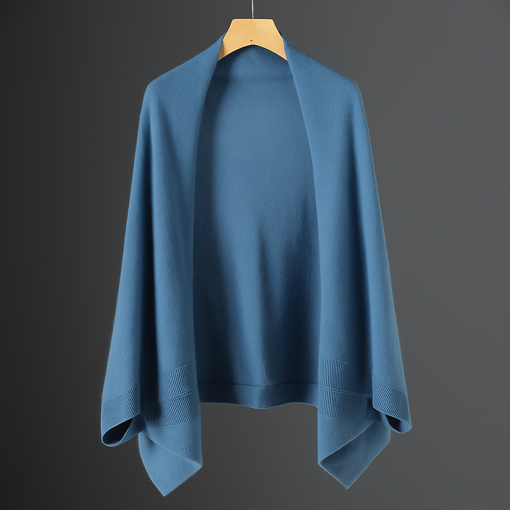 Trawinka – Wełniana narzutka z ręcznymi detalami